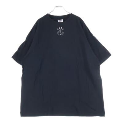 24SS BORN SAINT BR SS TEE フロント プリント 半袖Tシャツ カットソー ブラック SM-YS8-0000-C06 Aランク