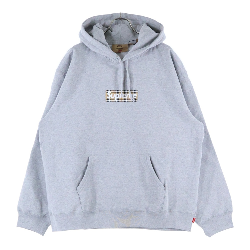 シュプリーム 22SS ×BURBERRY Box Logo Hooded Sweatshirt バーバリー