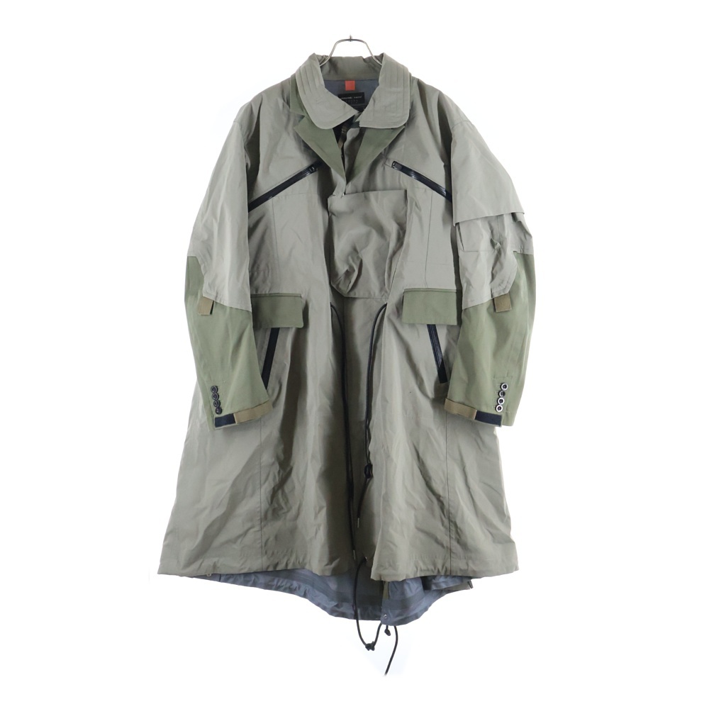 サカイ 22SS ×ACRONYM TRENCH COAT アクロニウム ドッキング ナイロン