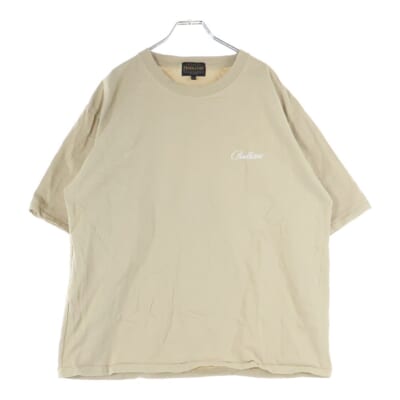 胸プリント 半袖Tシャツ カットソー ベージュ 1275-4215 Bランク