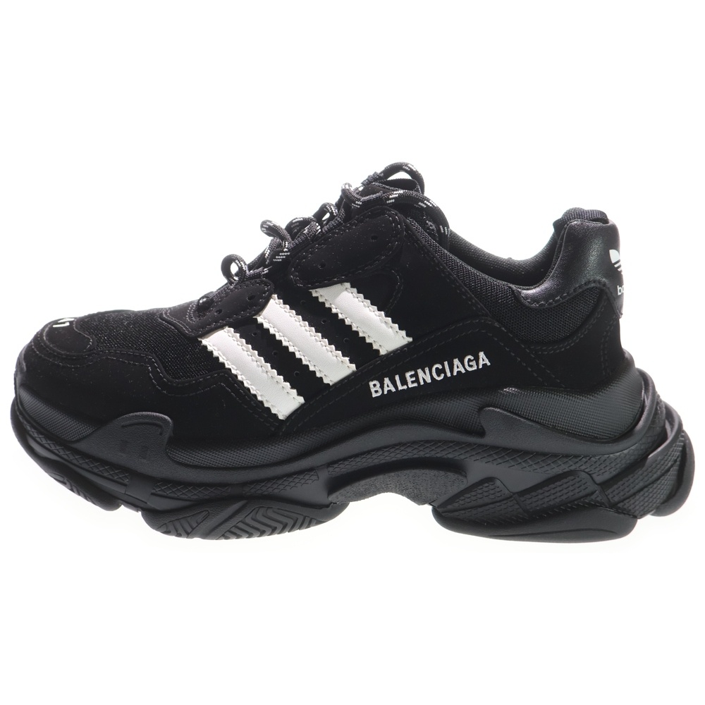 ×adidas TRIPRE S アディダス トリプルS ローカットスニーカー ブラック 593994 Sランク