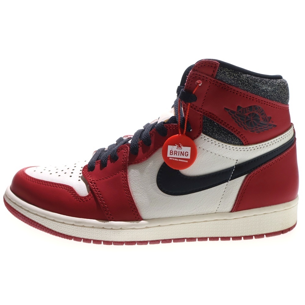 AIR JORDAN 1 LOST&FOUND DZ5485-612 エアジョーダン1 ロスト&ファウンド シカゴ ハイカットスニーカー ホワイト/レッド US9/27cm Bランク