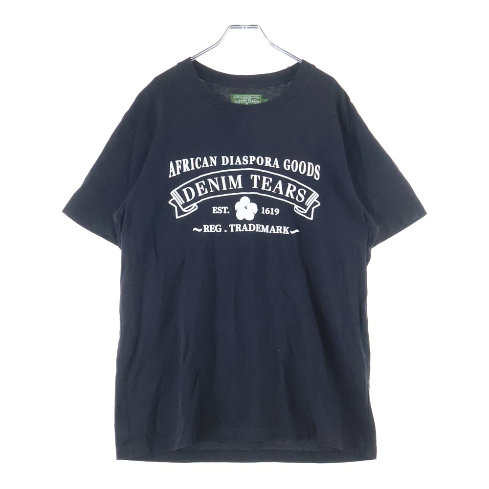 ADG S/S TEE フロントロゴ 半袖Tシャツ カットソー ブラック Aランク
