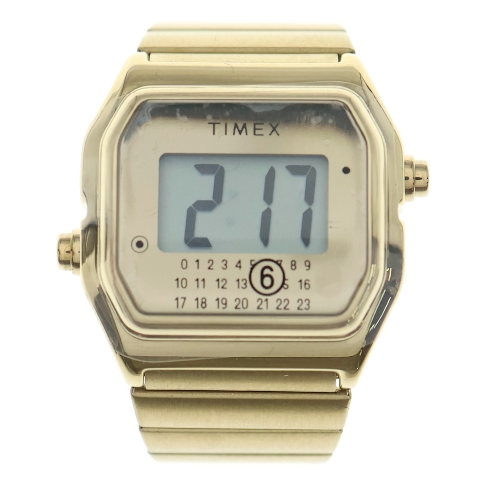 ×TIMEX T80 RING WATCH T80 ウォッチリング ゴールド S33YW0004 M10064 Sランク