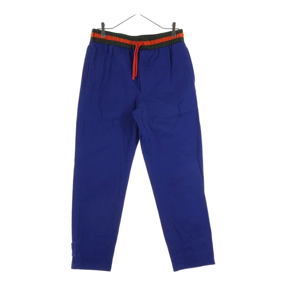 GABARDINE PANT ギャバジン ウエストデザイン切り替え イージー パンツ ブルー 591052 Bランク