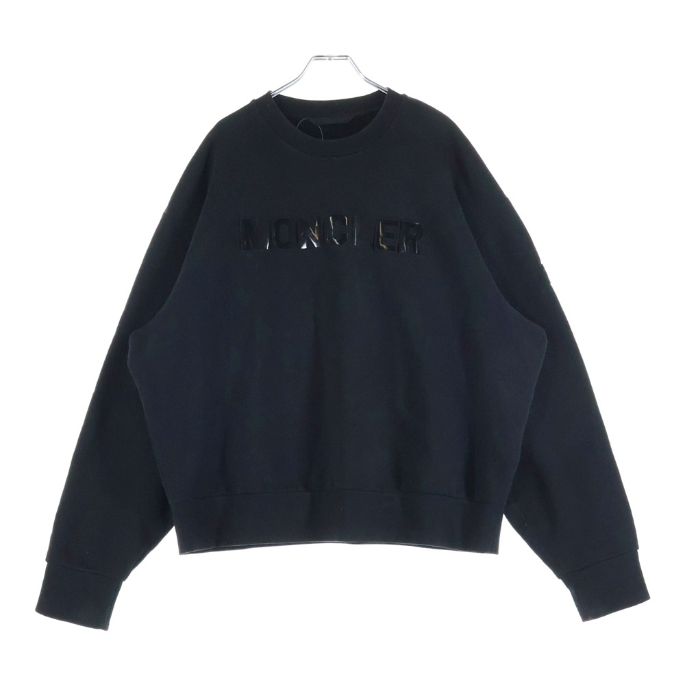 23AW FELPA LOGATA フリースミラーロゴスウェット トレーナー ブラック I20918G00012 809KX Bランク