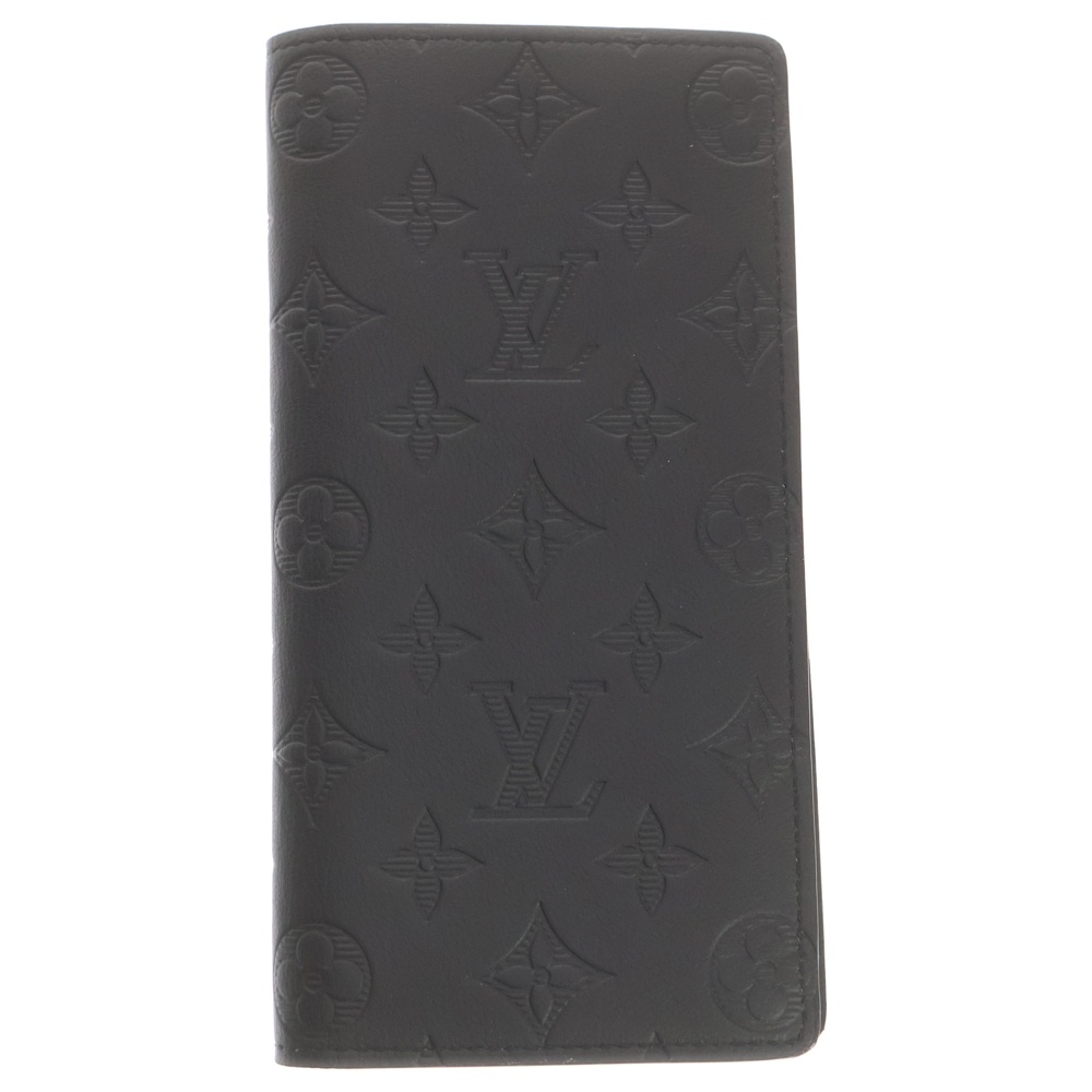 モノグラム ポルトフォイユ・ブラザ 長財布 ブラック M62900 Bランク