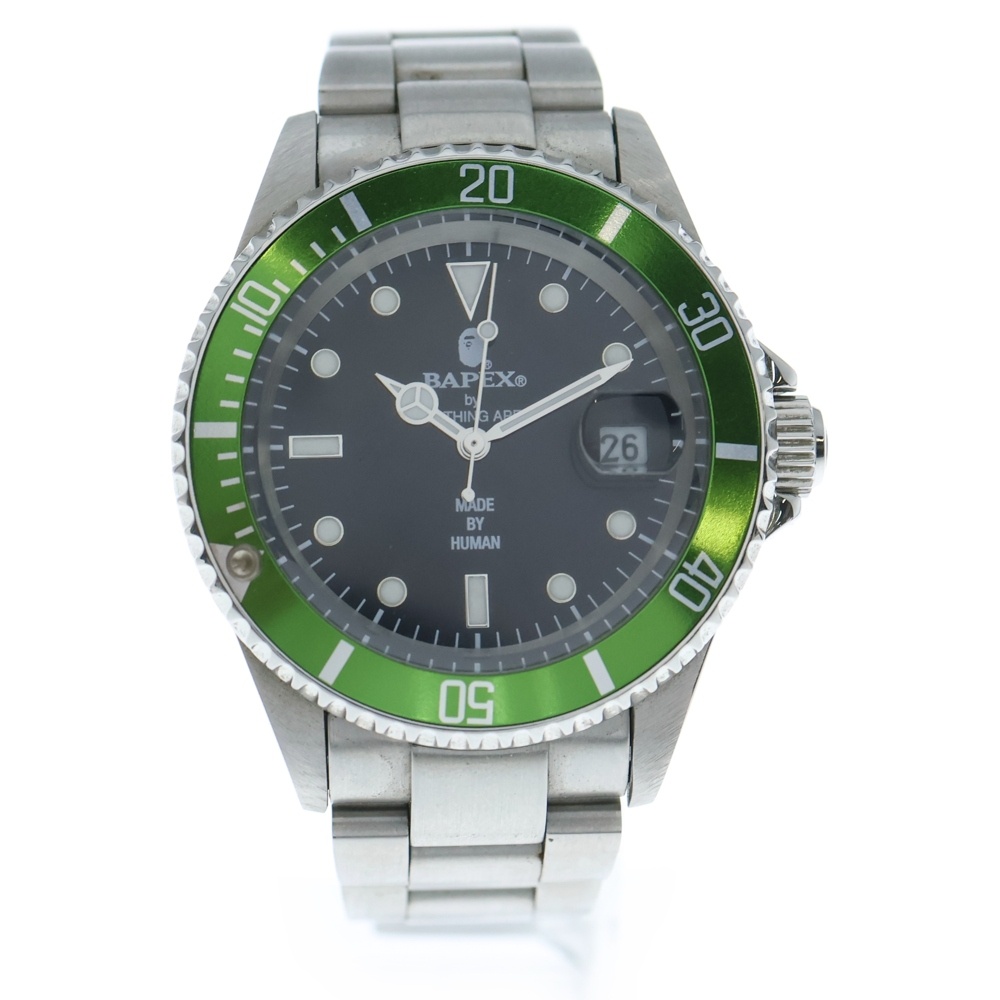 アベイシングエイプ TYPE 1 BAPEX ベイペックス サルマリーナ シルバー