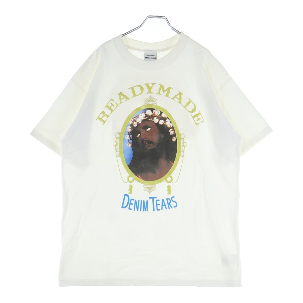 22SS ×DENIM TEARS COTTON WREATH TEE 半袖Tシャツ カットソー ホワイト RE-DT-WH-00-00-12 Bランク