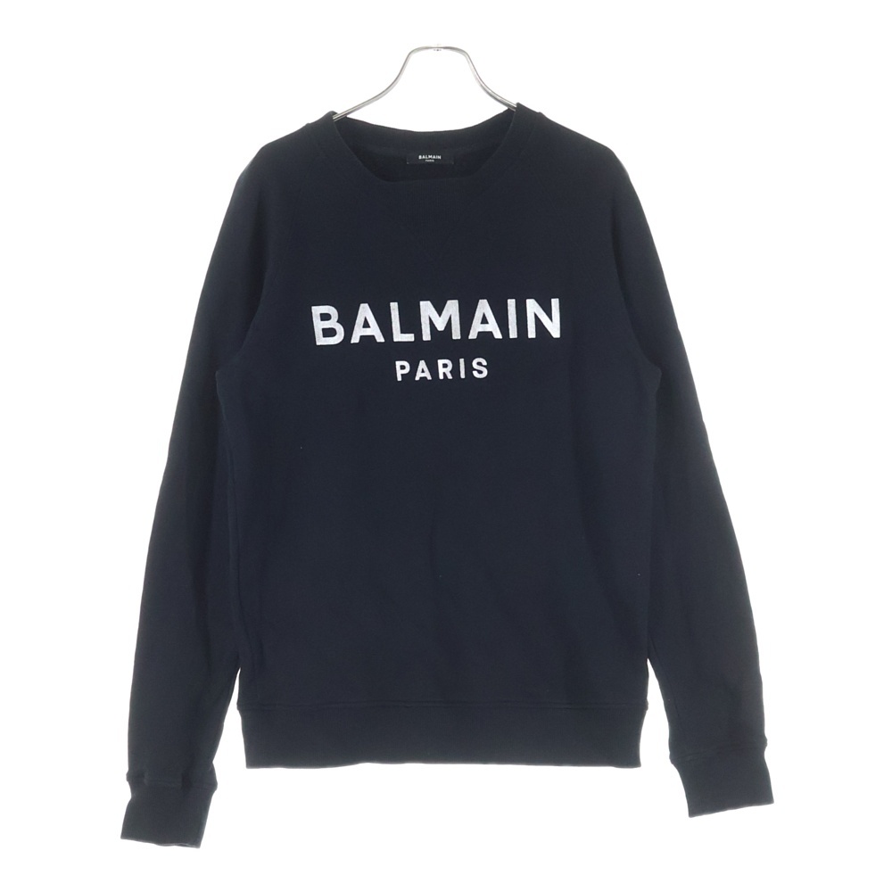 ロゴプリント スウェットトレーナー ブラック 32791375 Bランク