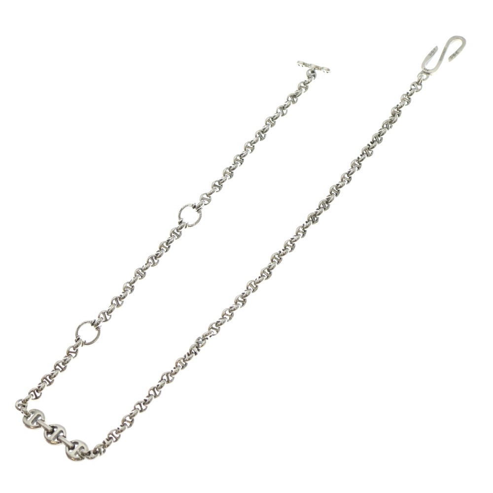 ×Ron Herman 5MM OPEN-LINK WALLET CHAIN ロンハーマン別注 ウォレットチェーン シルバー Bランク