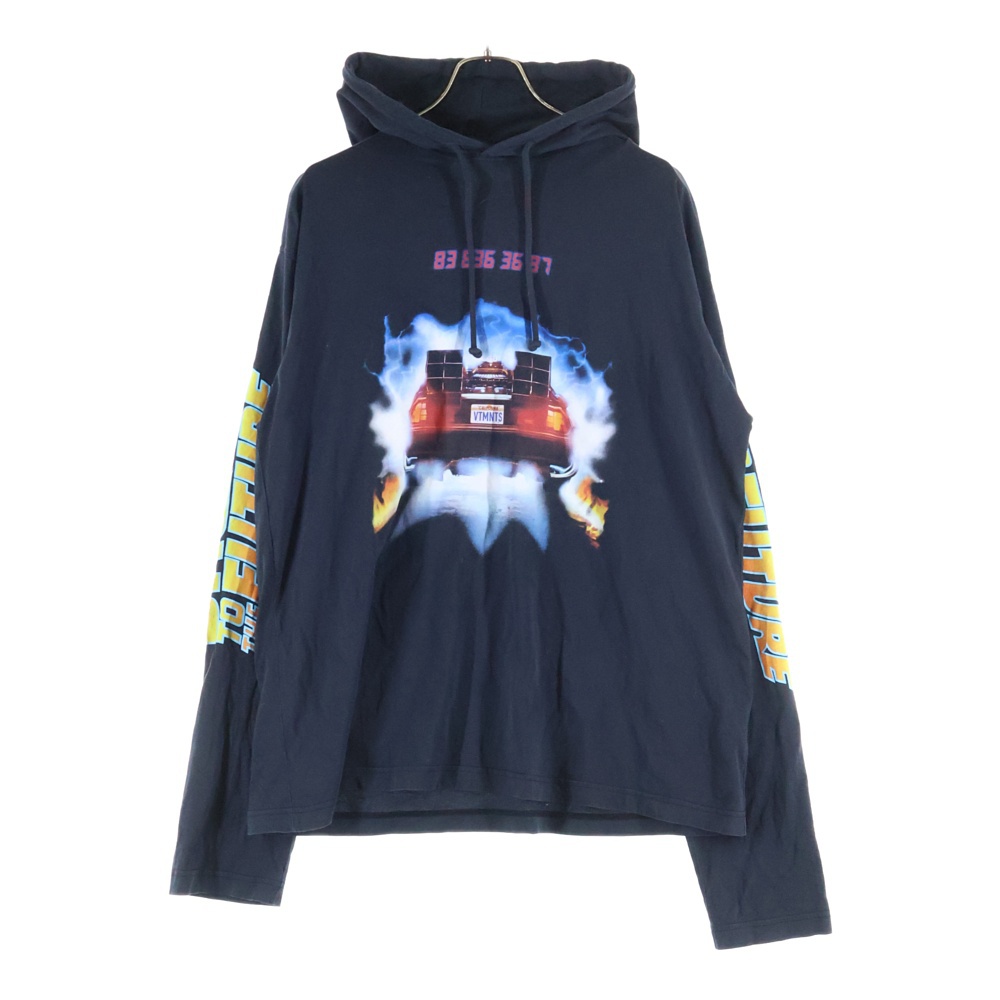 ヴェトモン 22SS BACK TO THE FUTURE HOODIE バックトゥザフューチャー