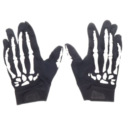 24SS ボーンプリント グローブ 手袋 ブラック sa.0009SS24 Bランク