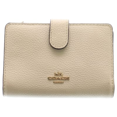 Lジップウォレット 財布 F11484 ホワイト Bランク