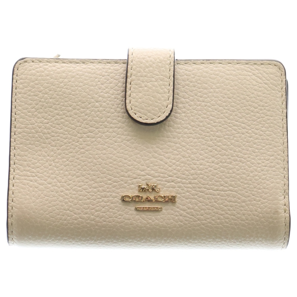 Lジップウォレット 財布 F11484 ホワイト Bランク