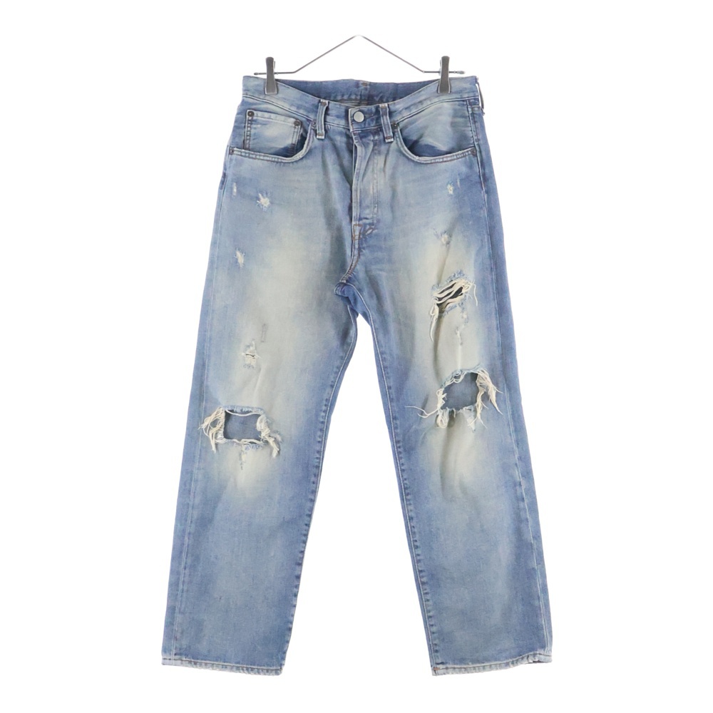 2003 Detroit B00229 デトロイト ダメージデニムパンツ ジーンズ インディゴ Bランク