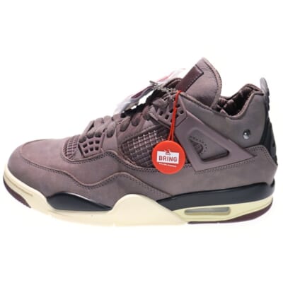 ×A MA MANIERE AIR JORDAN 4 VIOLET ORE DV6773-220 ア マ マニエール エアジョーダン4 バイオレット オレ ハイカットスニーカー ダークブラウン US8.5/26.5cm Sランク