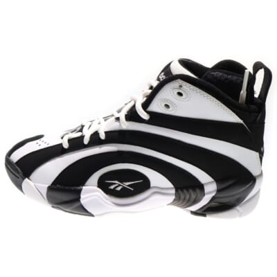 SHAQNOSIS EF3069 シャックノーシス ハイカットスニーカー シューズ ブラック/ホワイト US9/27.0cm Sランク