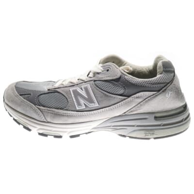 MR993GL スエード ローカットスニーカー グレー US8.5/26.5cm Bランク