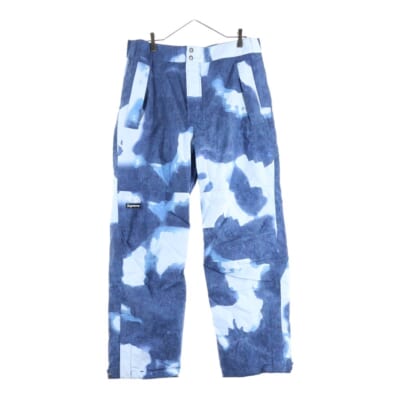 21AW ×THE NORTH FACE Bleached Denim Print Mountain Pant NP52101I ノースフェイス ブリーチ総柄プリント マウンテンパンツ ブルー Sランク