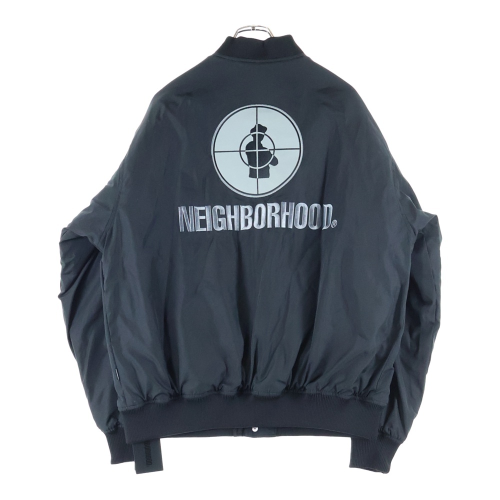 23AW ×PUBLIC ENEMY MAJESTIC BASEBALL JACKET 232FAMSN-JKM01 パブリックエネミー マジェスティック べーズボールジャケット ブラック Sランク