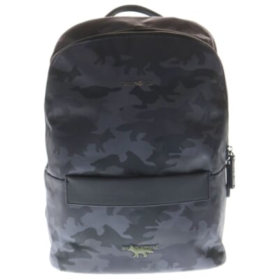 ×Samsonite Camo Backpack QT0099007 ×サムソナイト カモ柄 バックパック リュック ブラック Sランク