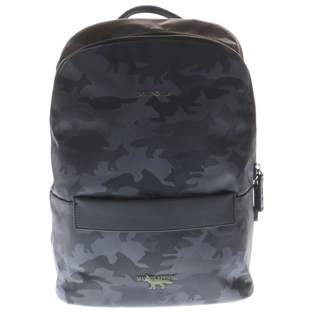 メゾンキツネ ×Samsonite Camo Backpack QT0099007 ×サムソナイト カモ