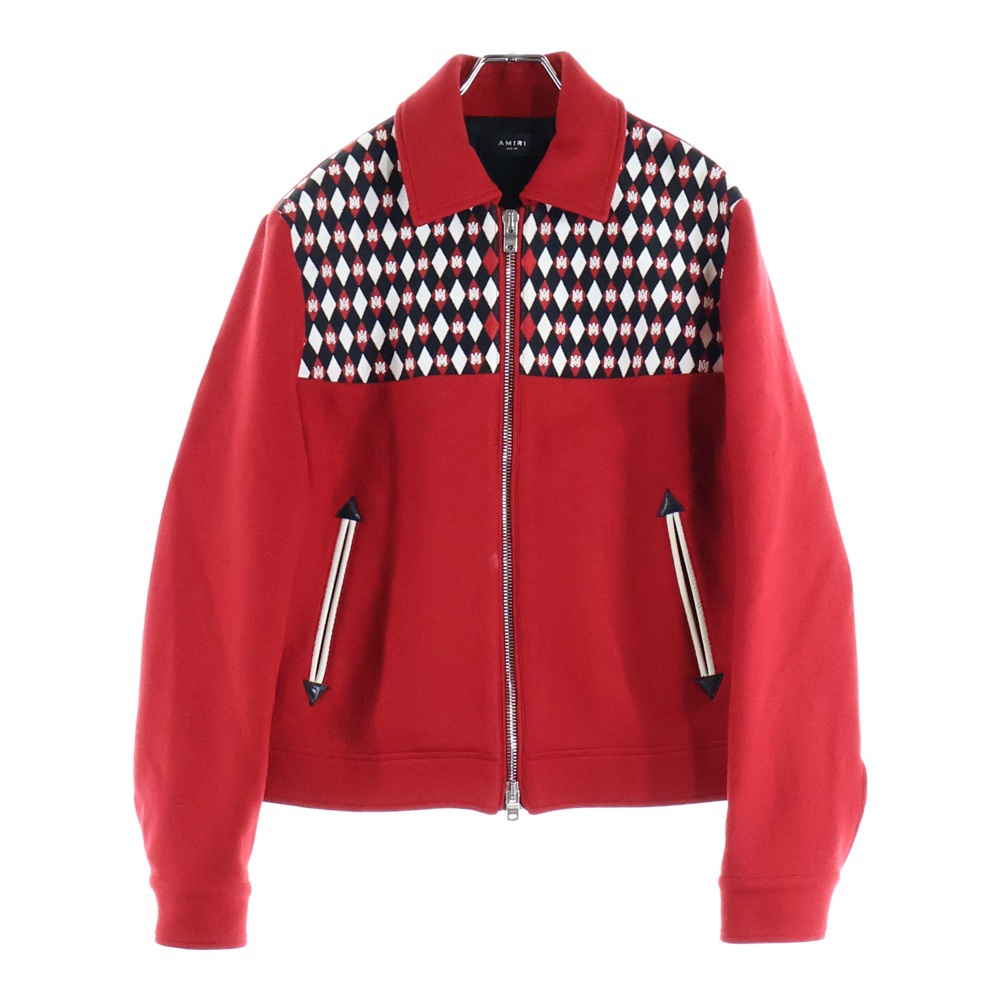 23AW Diamond ダイヤモンド刺繍 エンブロイダリー ジャケット レッド Bランク