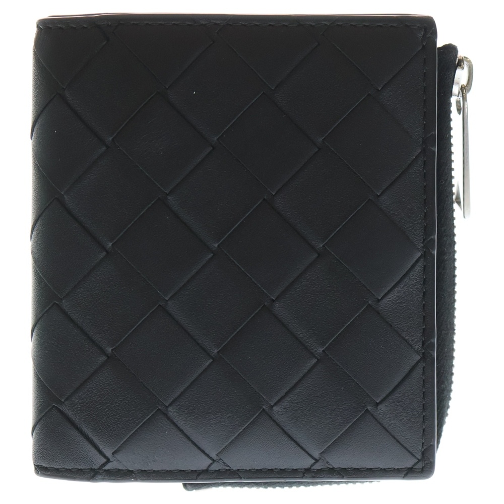 イントレチャート レザーウォレット 二つ折り財布 ブラック 775546 VCPQ4 Bランク