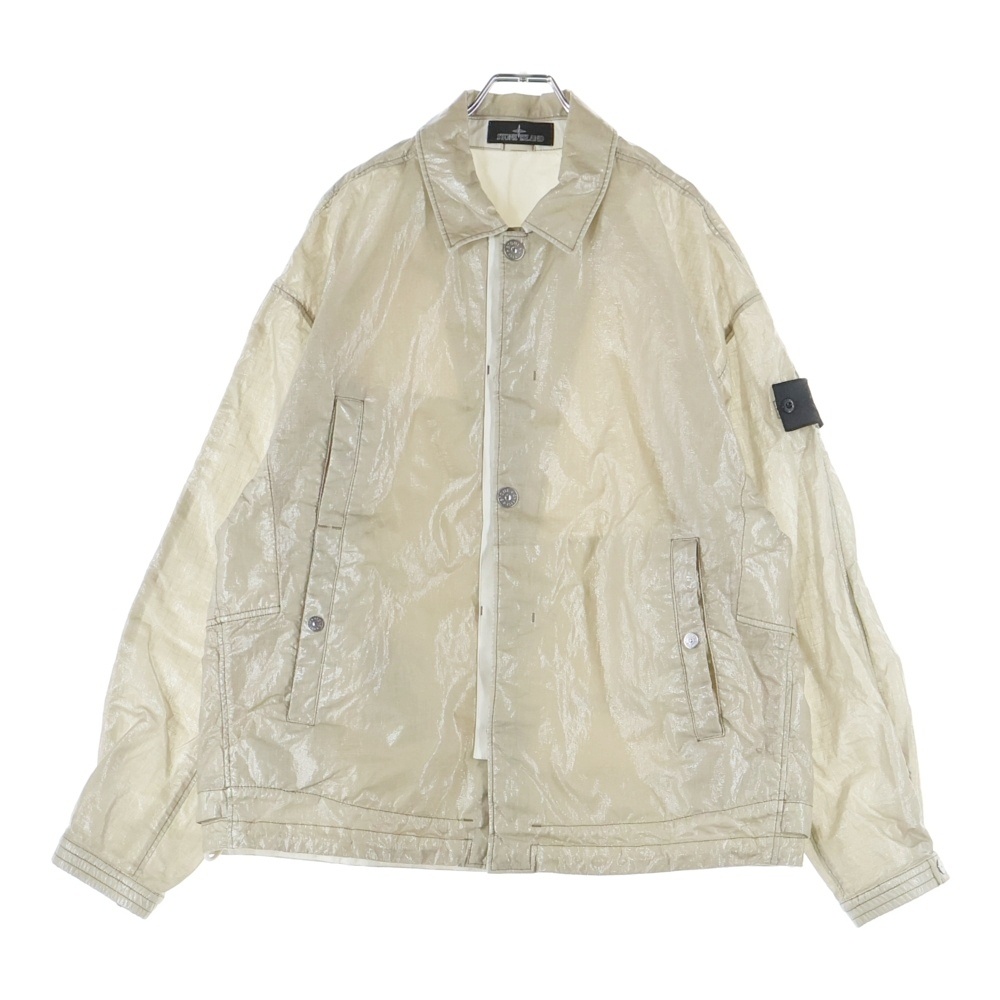 グラスリネンコーチジャケット スナップジャケット 761940211 ベージュ Aランク