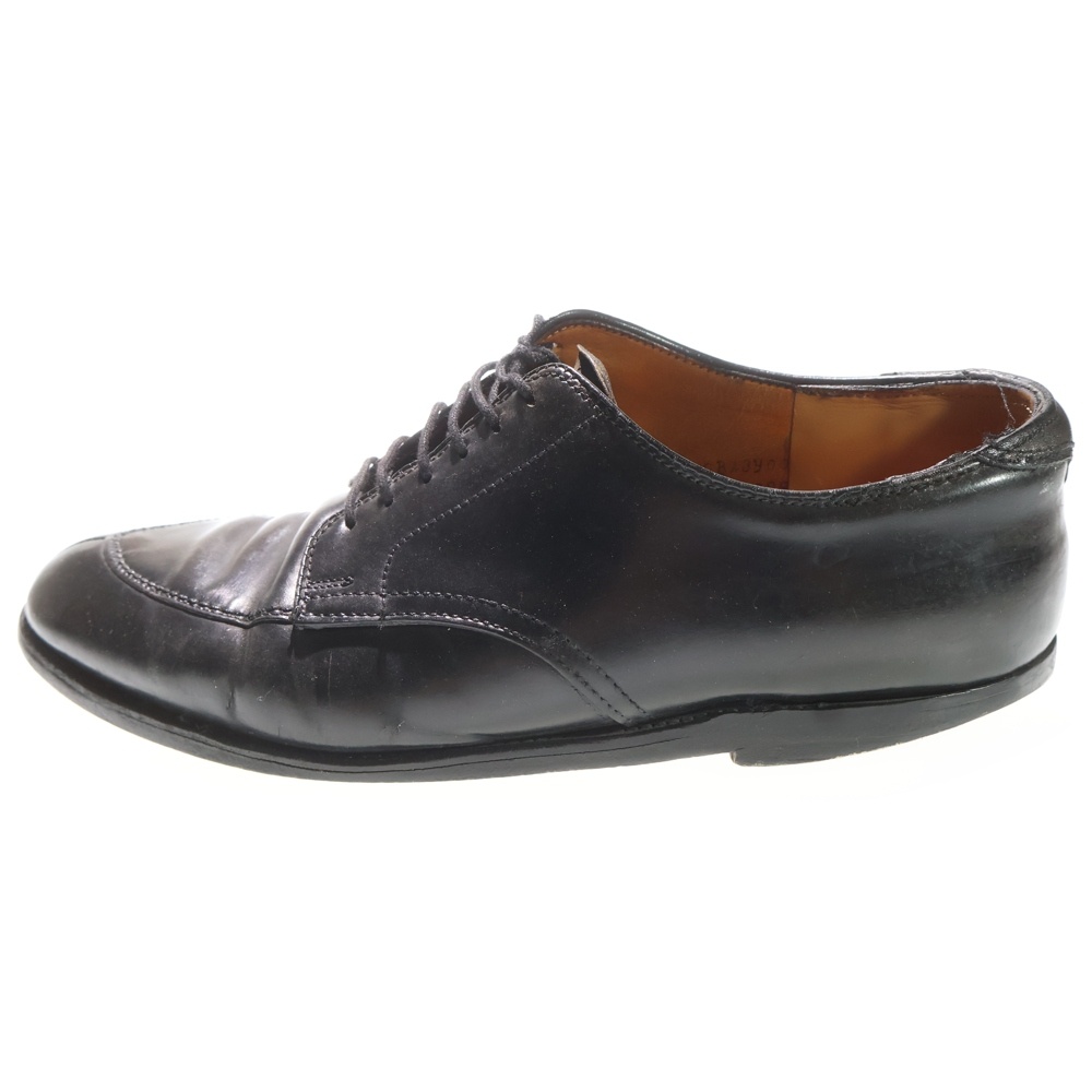 コードバン Vチップ 革靴 レザーシューズ ブラック 63089 Bランク