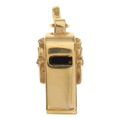 TNY WHISTLE DAGGER 22Kタイニーホイッスル ダガー ペンダントトップ ゴールド Bランク