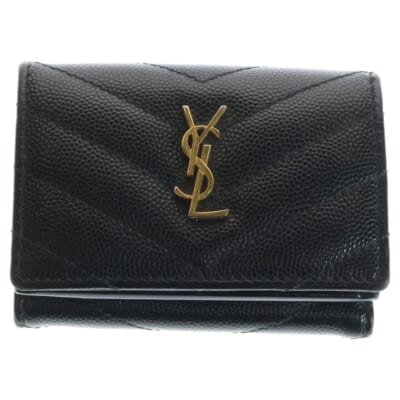 オリガミタイニーウォレット 三つ折り財布 47267 ブラック Bランク