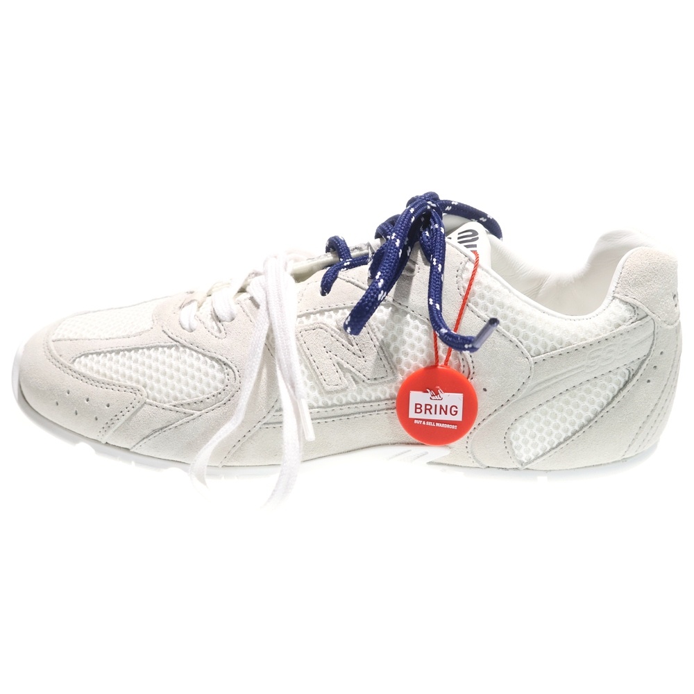 ×Miu Miu 530SL ミュウミュウ レザーローカットスニーカー レディース ホワイト 5E165E Sランク