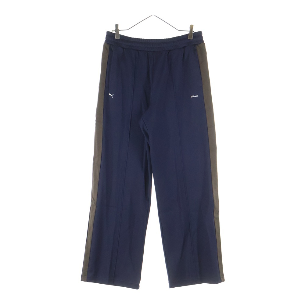 ×JJJJOUND T7 TRACK PANTS 635539-16 ジョウンド コットン サイドライン トラックパンツ ネイビー Sランク