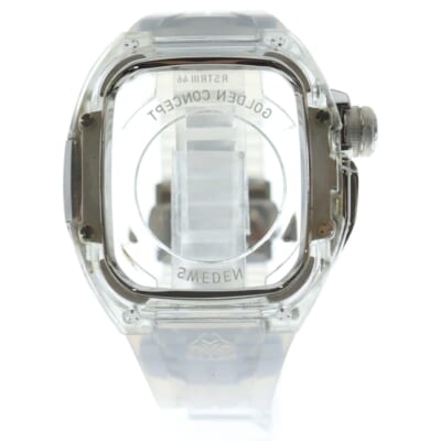 RSTRIII CRYSTAL STEEL アップルウォッチケース クリア/シルバー Bランク