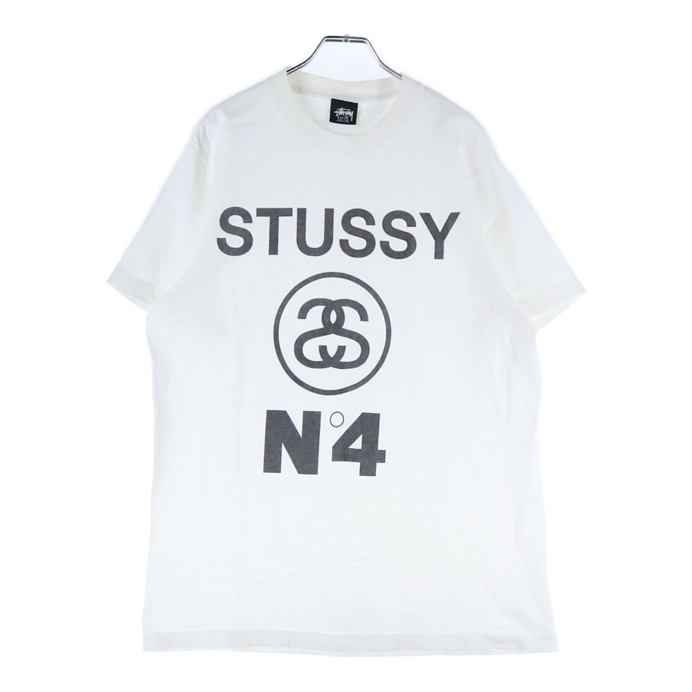 SSリンク ロゴプリントTシャツ 半袖カットソー ホワイト Bランク