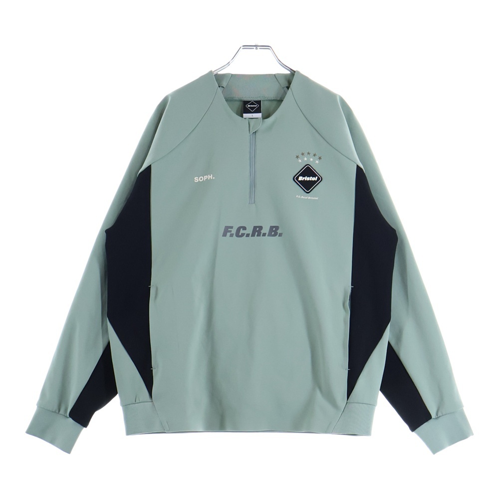 PDK QUARTER-ZIP TOP FCRB-252018 ジップアップ トラック ジャケット ミントグリーン Sランク
