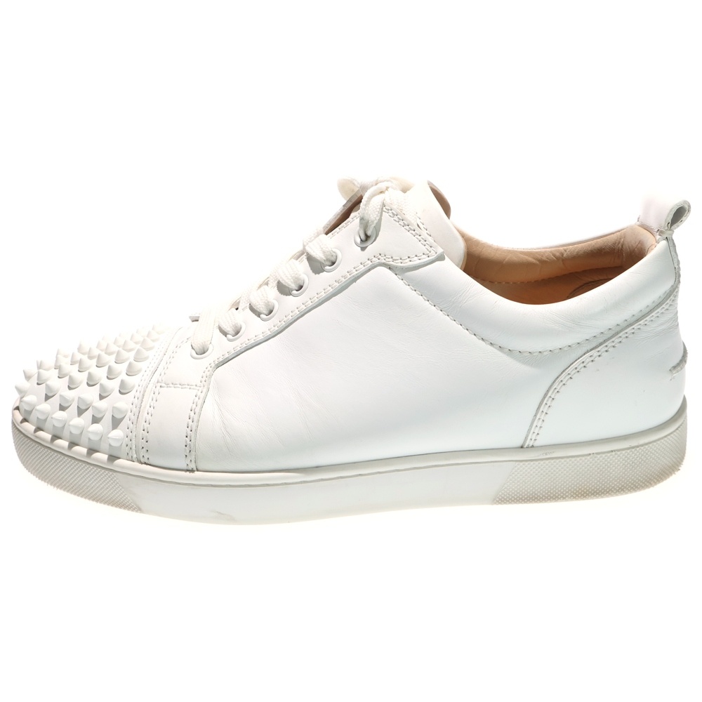 Louis Junior Spikes スタッズ レザ ローカットスニーカー 1130573 ホワイト Bランク