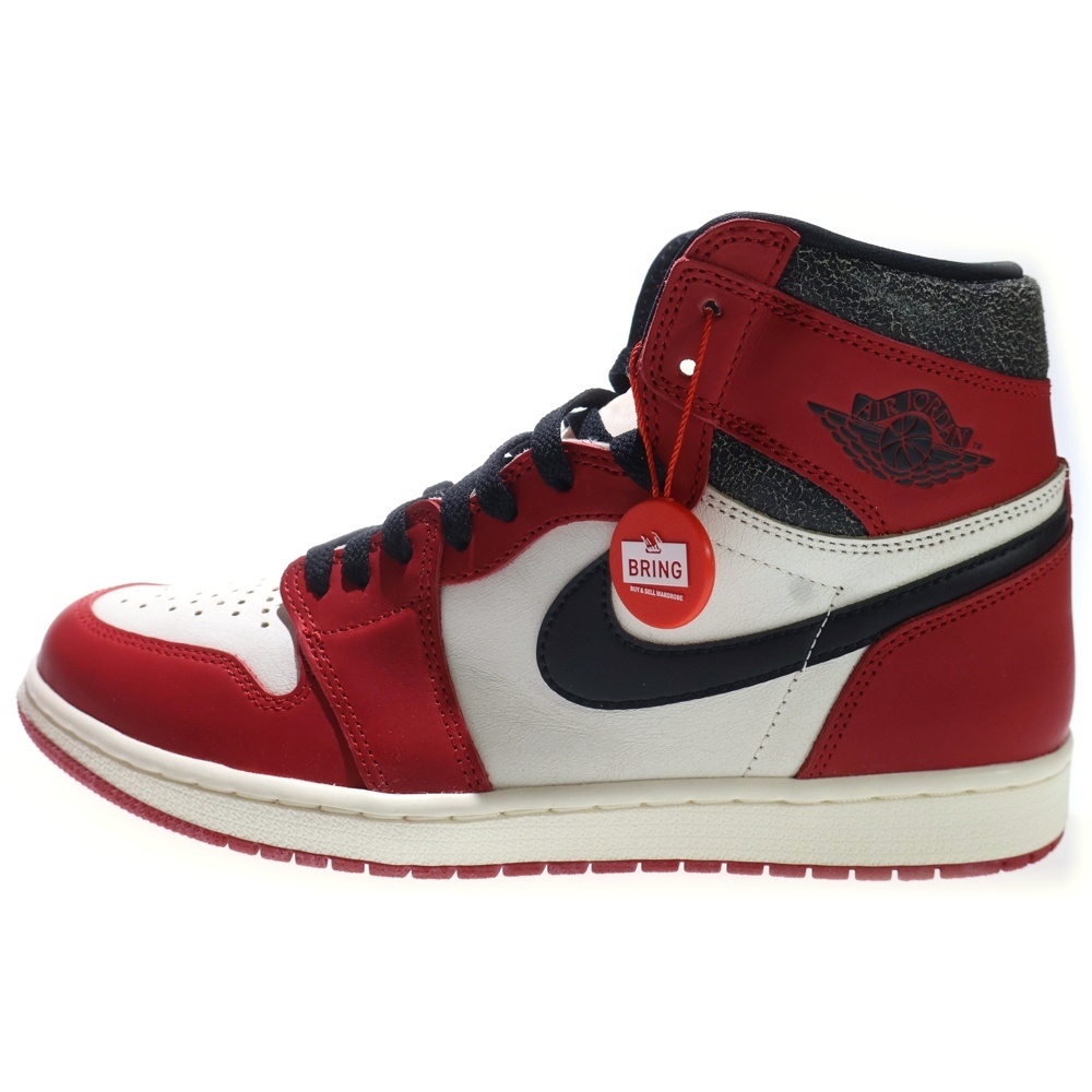 AIRJORDAN1 HIGH OG CHICAGO LOST&FOUND DZ5485-612 エアジョーダン1 ロストアンドファウンド ハイカットスニーカー ホワイト/レッド US10/28cm Aランク