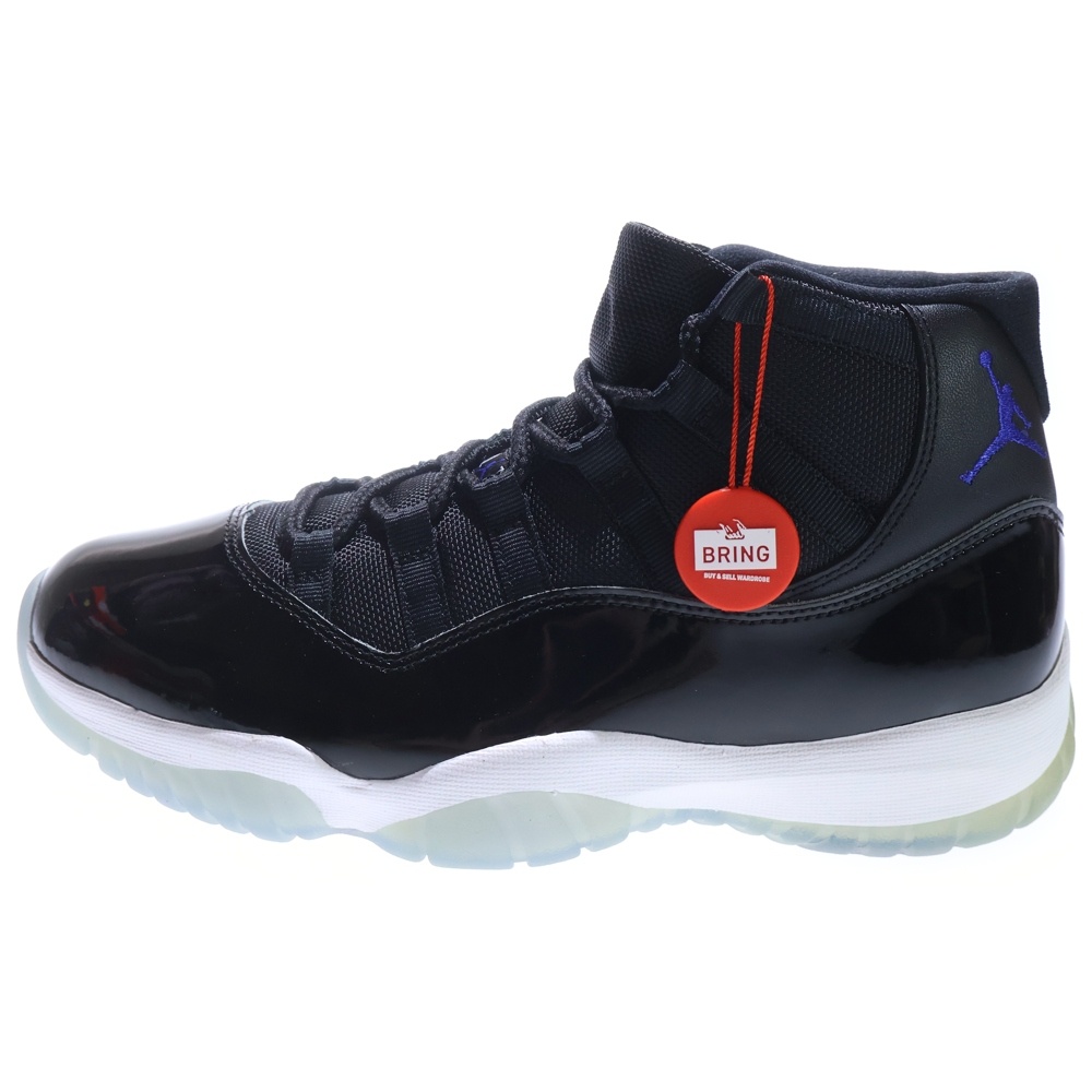 AIR JORDAN 11 RETRO SPACE JAM 378037‐003 エアジョーダン 11 レトロ スペースジャム ハイカットスニーカー US8.5/26.5cm ブラック/ホワイト Sランク