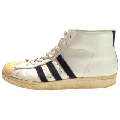 PRO MODEL VINTAGE D B35246 プロモデル ヴィンテージ ハイカットスニーカー US8.5/26.5cm ホワイト Bランク