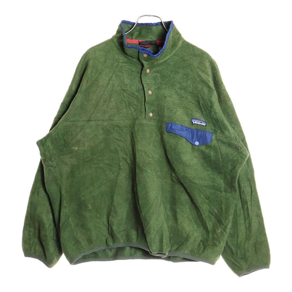 94AW 雪無し 過渡期 スナップT フリースプルオーバージャケット カーキ Cランク