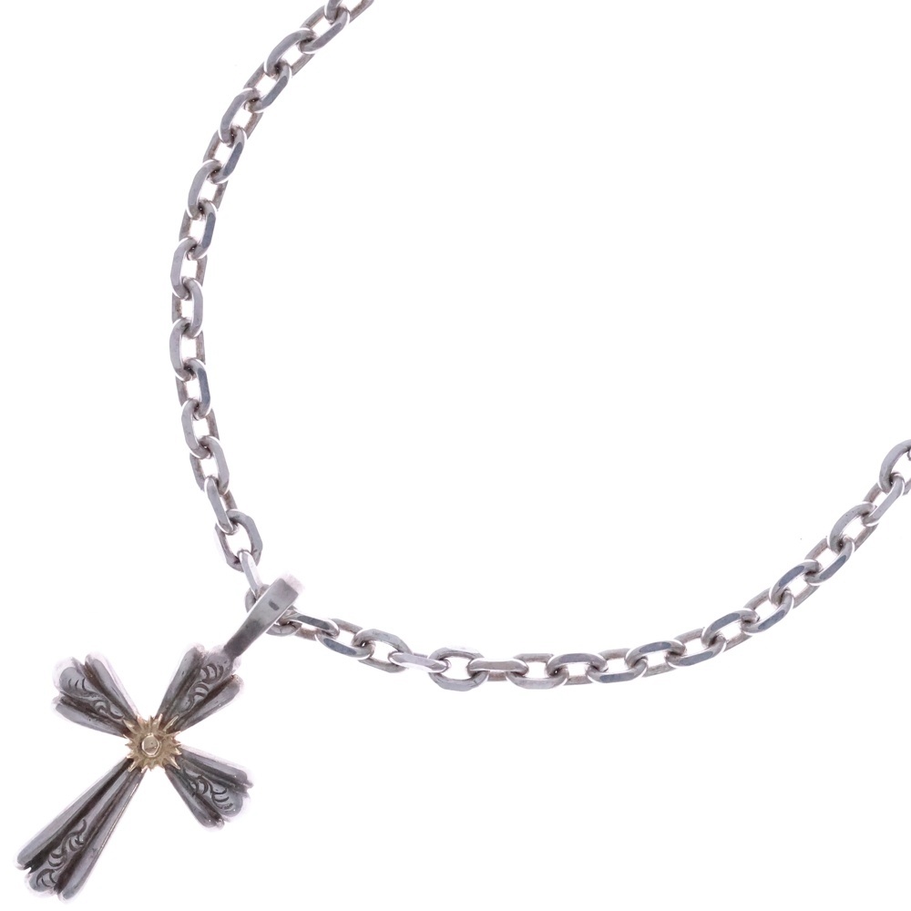 アリゾナフリーダム 18Kメタル クロスモチーフ ネックレス シルバー