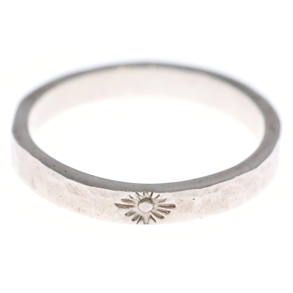 タタキ 太陽刻印 プレーンリング 指輪 シルバー R-77a Bランク