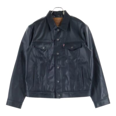 JAPAN LIMITED LEATHER TRUCKER JACKET PC9-A5019-0000 ジャパンリミテッド レザートラッカージャケット ブラック Aランク