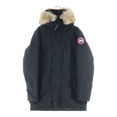 JASPER ジャスパー ファーフード付き ダウンジャケット ブラック 3438JM Bランク