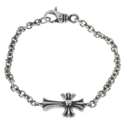 TNY CH CRS NE CHAIN タイニー CHクロス NEチェーン ブレスレット シルバー Bランク