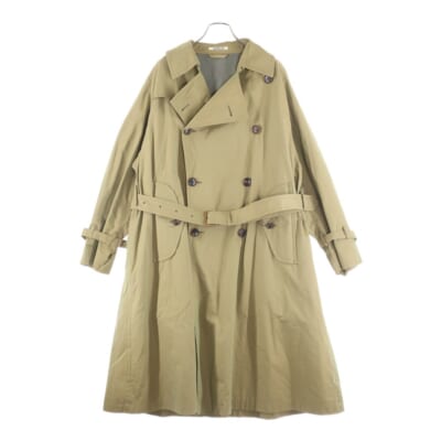 19AW FINX CHAMBRAY BIG TRENCH COAT トレンチコート A9AC01CG ベージュ/玉虫 Bランク