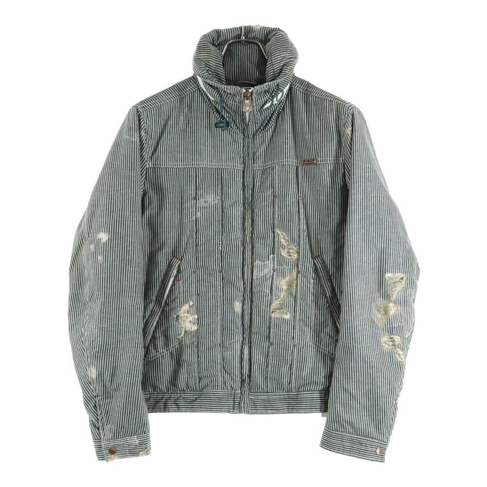 DIESEL フーディーブルゾン ナイロンブルゾン カーキ 16Y DIESEL